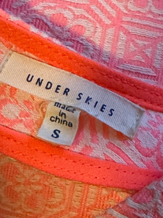 Under Skies Pink Sleeveless Fit & Flare Mini Dress Sz S - Picture 8 of 12